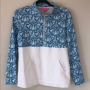 Lilly Pulitzer half zip pullover size small